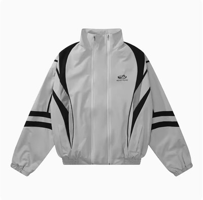 Set 2 piese Hip Hop stil retro american High Street costum sport pentru femei Jacheta de exterior Seturi de pantaloni de trening Set de jachete de trening