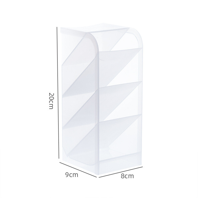 Minimalista ferde tolltartó tárolódoboz-szervező Átlátszó kreatív elemek Egyszerű tolltartó irodai íróasztal tanulói írószerek