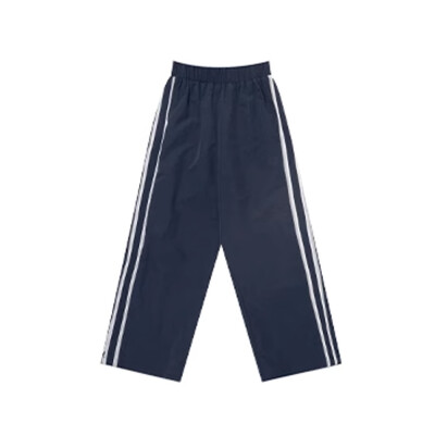 2-dielna súprava Hip Hop Double Striped Sports Suit Dámska krátka outdoorová bunda Tepláky Súprava Tanečná tepláková súprava Crop Top Bunda Set