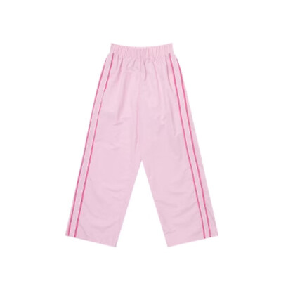 2-dielna súprava Hip Hop Double Striped Sports Suit Dámska krátka outdoorová bunda Tepláky Súprava Tanečná tepláková súprava Crop Top Bunda Set