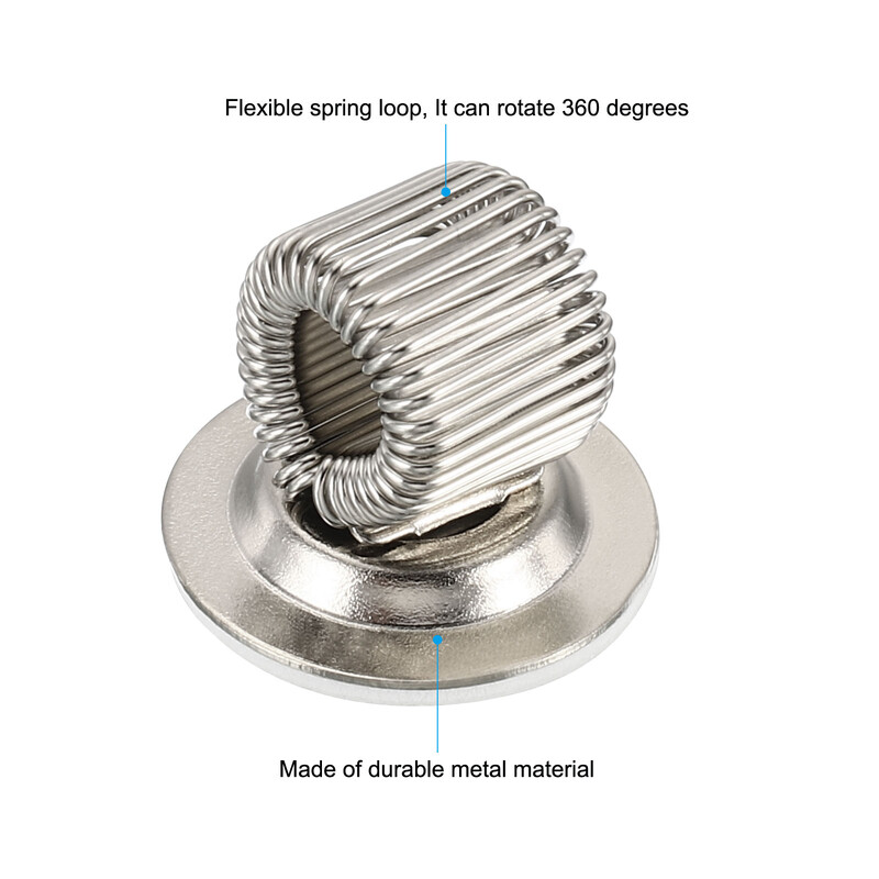 2/3/4 gab. Metāla viena cauruma pildspalvas cilpas turētājs Rotējams pašlīmējošs pildspalvu klips ar atsperes cilpas pildspalvas turētāja skavām Biroja piederumi