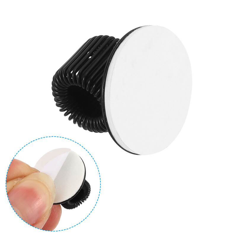 2/3/4 gab. Metāla viena cauruma pildspalvas cilpas turētājs Rotējams pašlīmējošs pildspalvu klips ar atsperes cilpas pildspalvas turētāja skavām Biroja piederumi