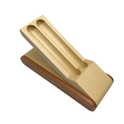 Θήκη βιτρίνας ξύλινου στυλό Μονό/διπλό στυλό Αποθήκευση και συλλεκτική θήκη οργανωτή θήκης παρουσίασης στυλό βρύσης