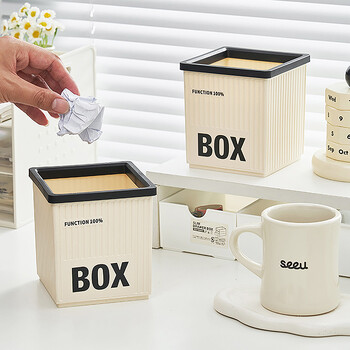 Νέο Creative Student Desktop Storage Box Πολυλειτουργικό Pencil Pot Organizer Kawaii Container Πλαστικό κουτί μακιγιάζ