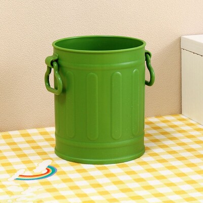 Suport stilou drăguț, portabil, simplu, din plastic, cutie de depozitare pentru pensule de machiaj, de capacitate mare, găleată reutilizabilă pentru stilou Student