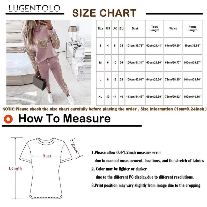 Set 2 bucăți ocazional pentru femei 2024, nou toamnă, cu decolteu în formă de paiete, hanorac cu cordon, pantaloni de jogging subțiri, haine de petrecere pe stradă.