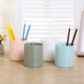 Suport stilou Organizator de birou Papetărie drăguță 2021 pentru rechizite școlare Accesorii de birou de birou Suport creion de machiaj Suport perie