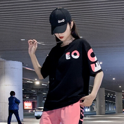 Jednodijelni/odijelo Nova sportska odjeća 2022. Ženska ljetna modna korejska verzija Komplet široke i ležerne trenirke Odjeća za trčanje