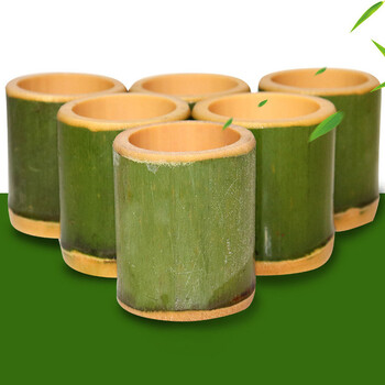 Natural Bamboo Cup Διακόσμηση σπιτιού Κλειδιά Στυλό Αποθήκευση Δημιουργικές χειροποίητες χειροτεχνίες