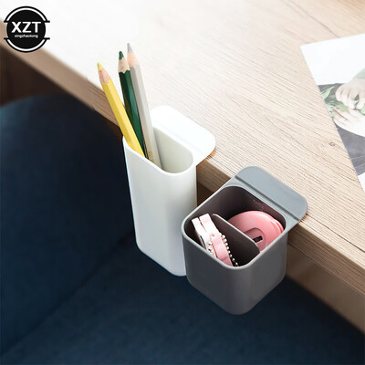 Computer Monitor Pocket Pencil Holder Multi-functional Desktop Storage Box，School Stationery，Office Decoration Container