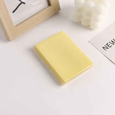 50 buc./pachet 6,1 cm x 9,1 cm Înghețată Color Card Geantă Manșon pentru Cartele Fotografice Pungă de depozitare Folie de carton din PP mată