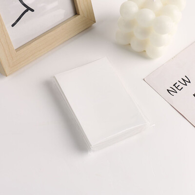 50 buc./pachet 6,1 cm x 9,1 cm Înghețată Color Card Geantă Manșon pentru Cartele Fotografice Pungă de depozitare Folie de carton din PP mată