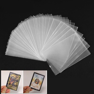 100 gab Card Sleeves Burvju galda spēle Tarots Three Kingdoms Poker Cards Protector F3MA