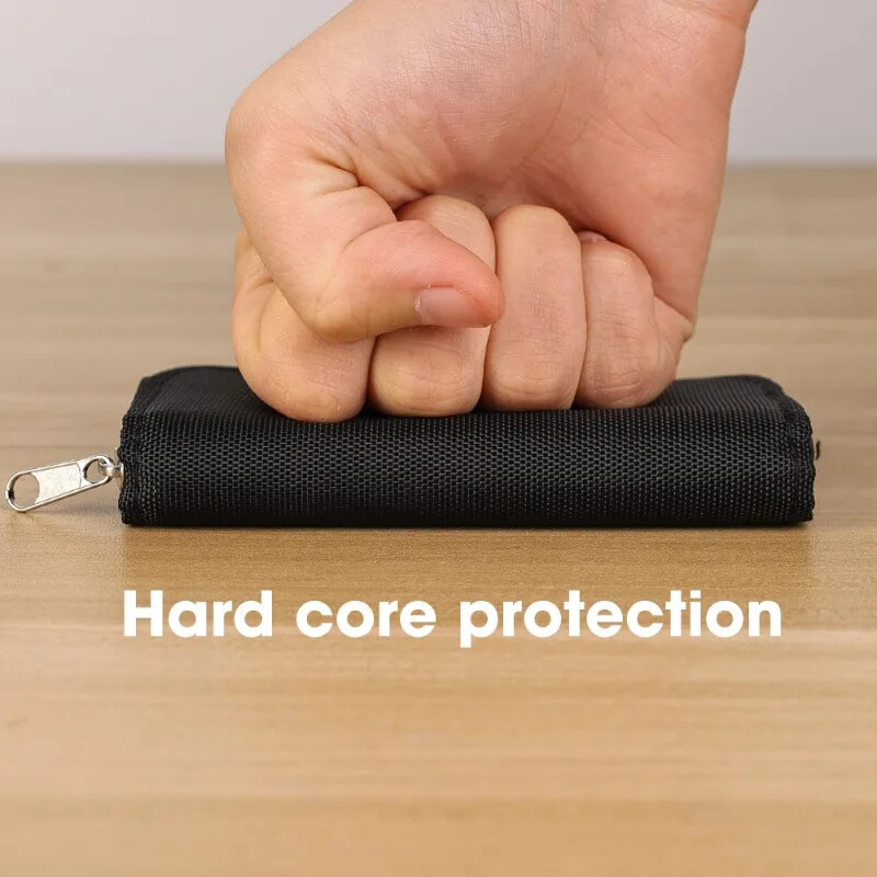 Atminties kortelės laikymo krepšys nešiojimo dėklo laikiklis Piniginė 22 lizdai CF / SD / Micro SD / SDHC / MS / DS žaidimų priedams atminties kortelių dėžutė