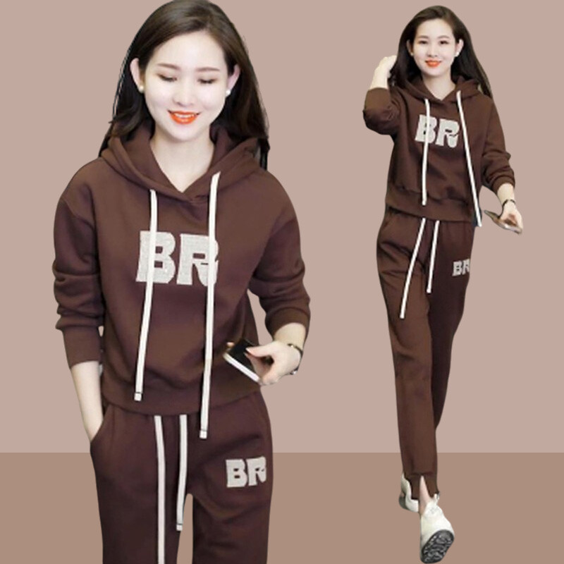 2023. gada jauns pavasara sieviešu treniņtērps, sporta apģērbs, brīvs džemperis un bikses, skriešanas skrējējs, fitnesa apģērbs, ikdienas treniņu tērpa komplekts