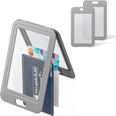 Unisex darba karšu turētāji Vertikālās kartes nosaukums Kredītkartes turētāja kartes Autobusa ID turētāji Identitātes emblēmas kartes aizsargapvalks