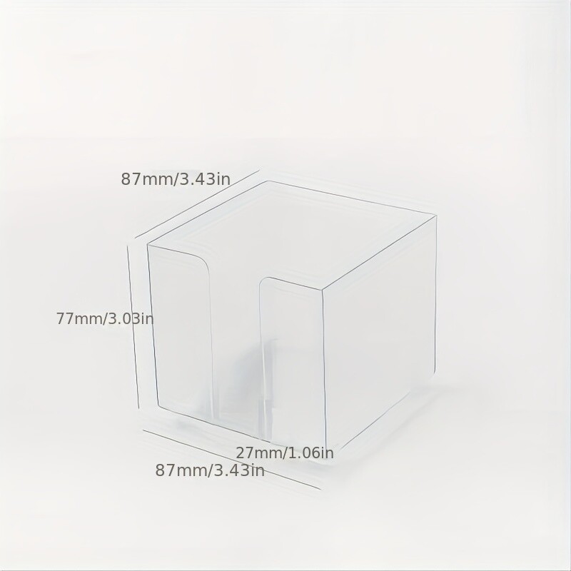 Komplekts, 700 loksnes piezīmju papīrs un 1 gab. uzglabāšanas kaste, darbvirsmas taisnstūrveida akrila caurspīdīgs, studentu kopmītņu kancelejas piederumu glabātava