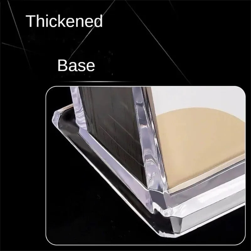 Caurspīdīgs vizītkaršu turētājs akrila displeja statīvs kastīte rakstāmgalda uzglabāšanas plaukts plastmasas darbvirsma vietas karšu turētājs biroja piederumi