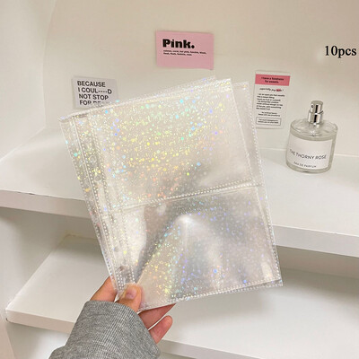 Suport pentru cărți foto A5 INS Binder interior 10 buc./pachet Suport carduri Album interior idol geantă de depozitare fotografii mâneci foto carte de colecție