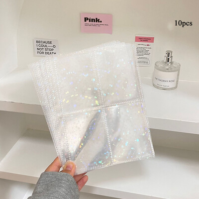 Suport pentru cărți foto A5 INS Binder interior 10 buc./pachet Suport carduri Album interior idol geantă de depozitare fotografii mâneci foto carte de colecție