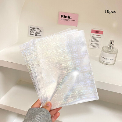 Suport pentru cărți foto A5 INS Binder interior 10 buc./pachet Suport carduri Album interior idol geantă de depozitare fotografii mâneci foto carte de colecție