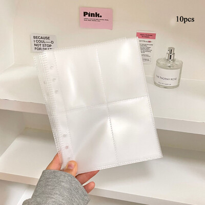 Suport pentru cărți foto A5 INS Binder interior 10 buc./pachet Suport carduri Album interior idol geantă de depozitare fotografii mâneci foto carte de colecție