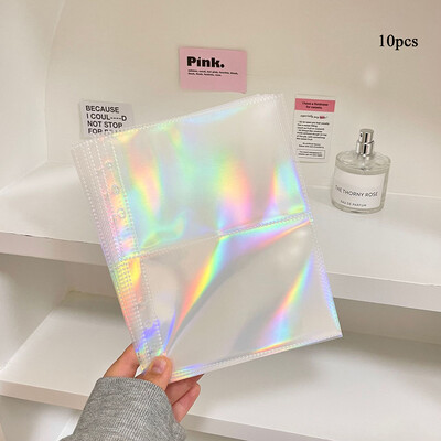 Suport pentru cărți foto A5 INS Binder interior 10 buc./pachet Suport carduri Album interior idol geantă de depozitare fotografii mâneci foto carte de colecție