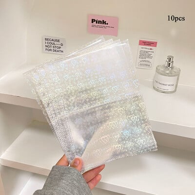 Suport pentru cărți foto A5 INS Binder interior 10 buc./pachet Suport carduri Album interior idol geantă de depozitare fotografii mâneci foto carte de colecție