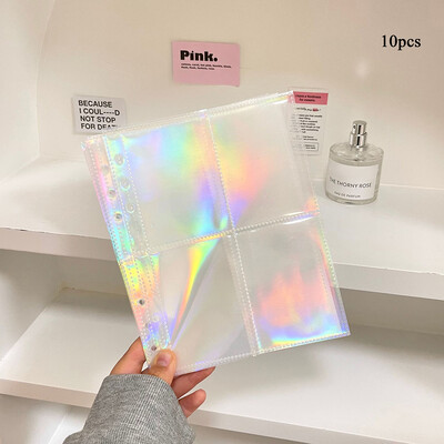 Suport pentru cărți foto A5 INS Binder interior 10 buc./pachet Suport carduri Album interior idol geantă de depozitare fotografii mâneci foto carte de colecție