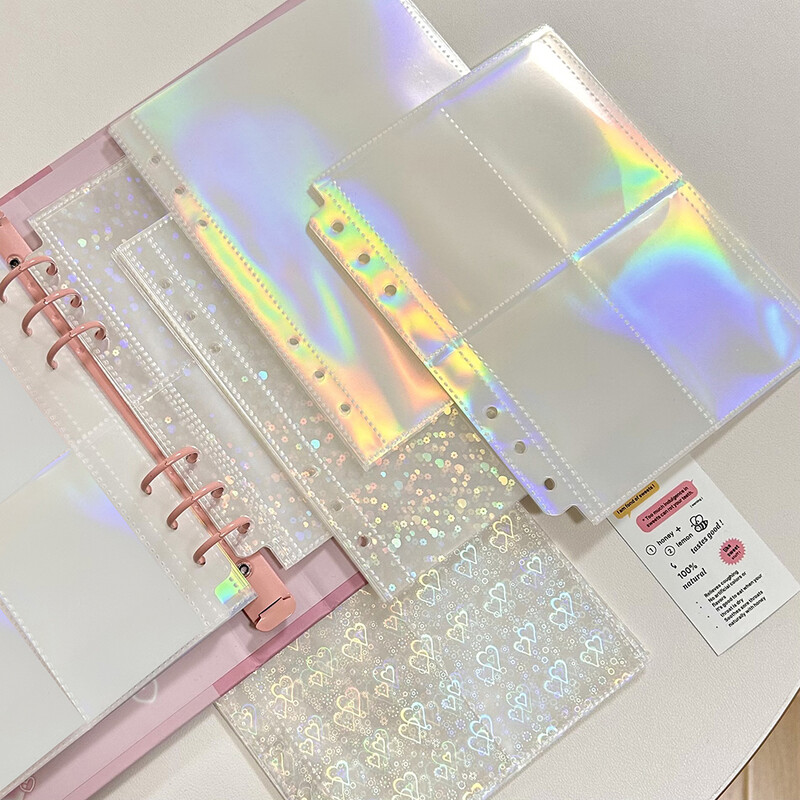 Suport pentru cărți foto A5 INS Binder interior 10 buc./pachet Suport carduri Album interior idol geantă de depozitare fotografii mâneci foto carte de colecție