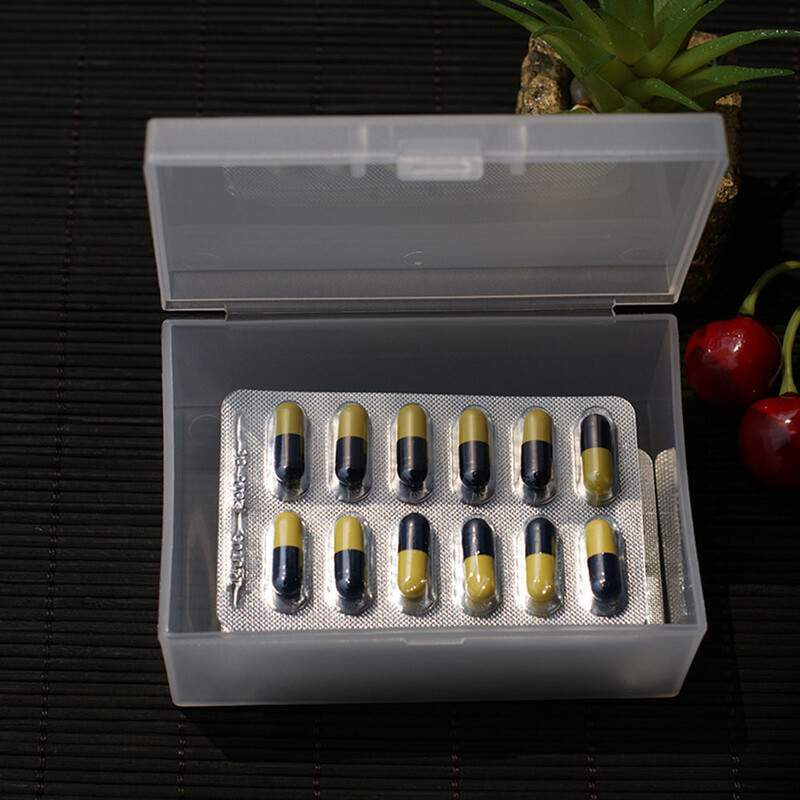 Matēta vizītkartes glabāšanas kaste Taisnstūra kastīte iepakojuma kaste daļēji caurspīdīga uzglabāšanas kaste Uzglabāšana putekļu necaurlaidīga, izturīga, izturīga PP