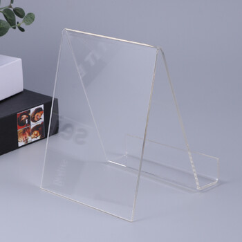 Easel Book Holder Rack Stand Literature Document Document Holder Clear Transparent Book Shelf Record Stand Display A5