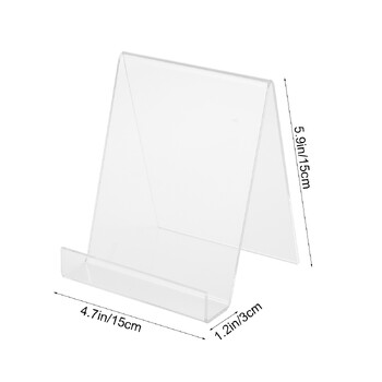 Easel Book Holder Rack Stand Literature Document Document Holder Clear Transparent Book Shelf Record Stand Display A5