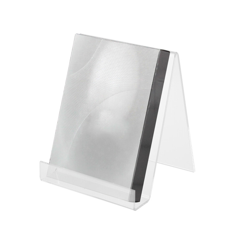 Molberts grāmatu turētāja statīvs Literatūras dokumentu brošūru turētājs Caurspīdīgs caurspīdīgs grāmatu plaukts ierakstu displeja statīvs A5