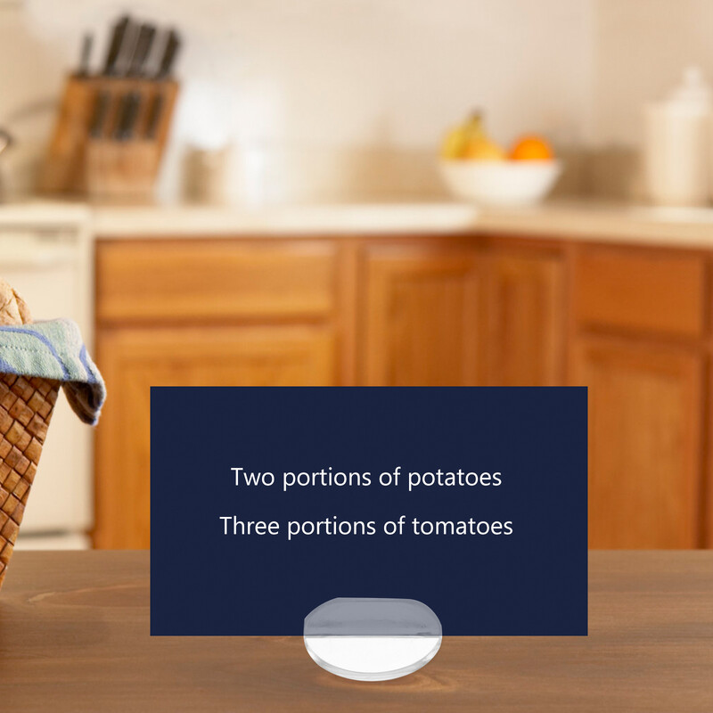 50 buc Suport pentru cărți de vizită Suport pentru carduri de masă din plastic transparent Suport de afișare pentru carduri Suport pentru semne pentru magazin 2,4x2,4x1cm