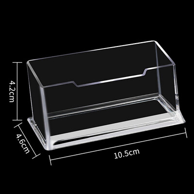 Suporturi pentru cărți de vizită de birou din plastic acrilic transparent Suporturi de afișare Cutie pentru carduri Accesorii școlare