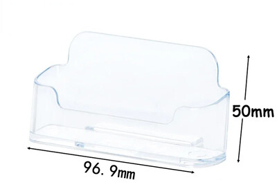 Suport portabil transparent pentru cărți de vizită Suport de afișare Birou pentru blat Suport pentru cărți de vizită pentru birou