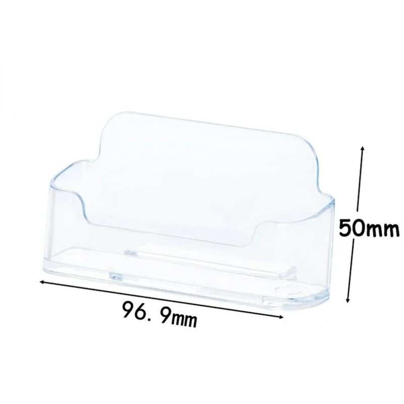 Suport portabil transparent pentru cărți de vizită Suport de afișare Birou pentru blat Suport pentru cărți de vizită pentru birou