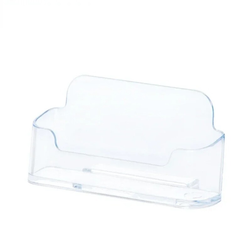 Suport portabil transparent pentru cărți de vizită Suport de afișare Birou pentru blat Suport pentru cărți de vizită pentru birou
