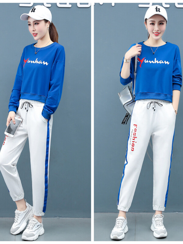 2022-es alkalmi, kétrészes szett női sportruházat tavaszi őszi tréningruha női edzőteremben futó kocogó szett női táncruha