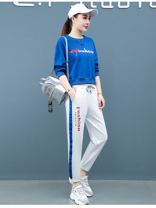 2022-es alkalmi, kétrészes szett női sportruházat tavaszi őszi tréningruha női edzőteremben futó kocogó szett női táncruha