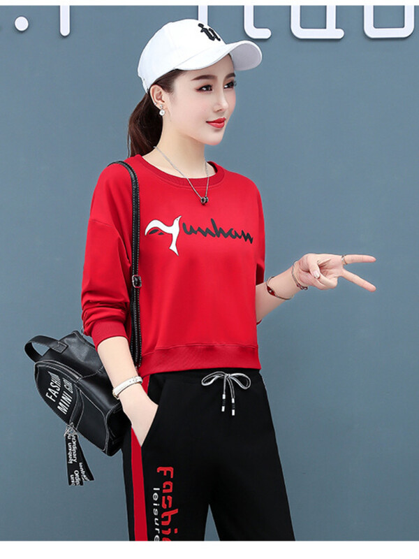 2022-es alkalmi, kétrészes szett női sportruházat tavaszi őszi tréningruha női edzőteremben futó kocogó szett női táncruha