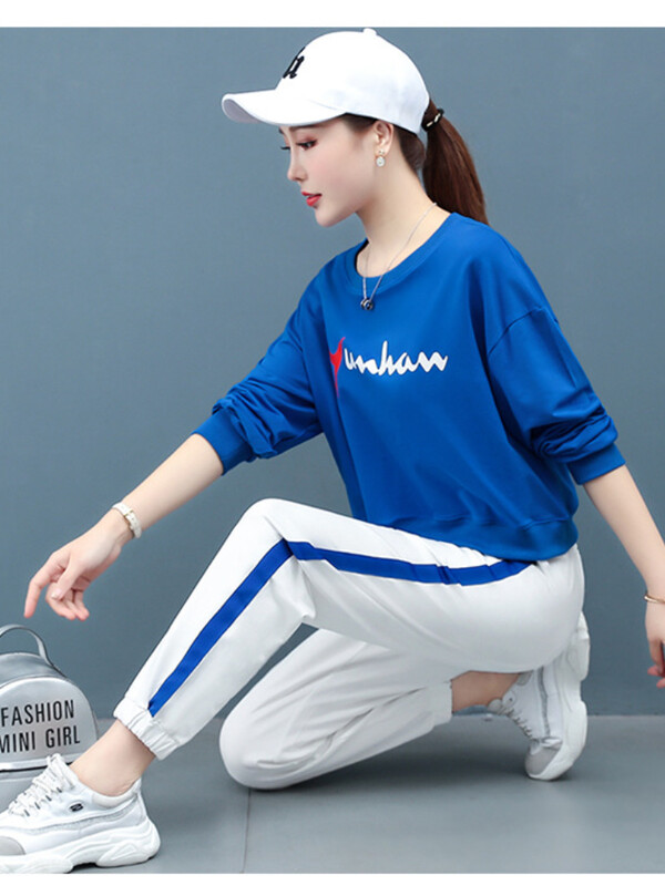 2022-es alkalmi, kétrészes szett női sportruházat tavaszi őszi tréningruha női edzőteremben futó kocogó szett női táncruha