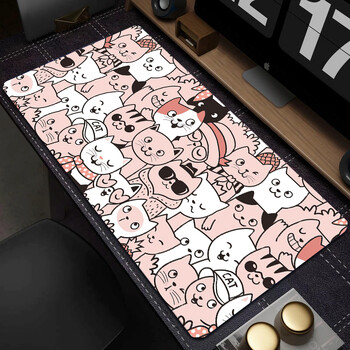 Cute Cat Mouse Pad Gaming Mouse Pad Gaming Mouse Pad Keyboard Pad Desk Pad Mouse Pad XXL 383/493 for Computer Desktop