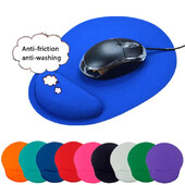 Mouse Pad Wrist Gaming Mousepad de culoare solidă Covoraș de șoareci Jucător confortabil pentru birou, laptop, notebook, încheieturi ergonomice EVA, tampoane de mouse
