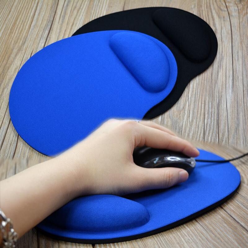 Mouse Pad Wrist Gaming Mousepad de culoare solidă Covoraș de șoareci Jucător confortabil pentru birou, laptop, notebook, încheieturi ergonomice EVA, tampoane de mouse