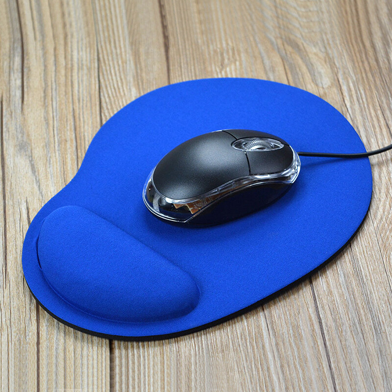 Mouse Pad Wrist Gaming Mousepad de culoare solidă Covoraș de șoareci Jucător confortabil pentru birou, laptop, notebook, încheieturi ergonomice EVA, tampoane de mouse