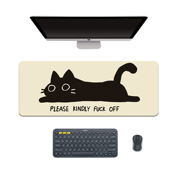 Mouse Pad Cat Kawaii Anime Xxl Desk Mat Mousepad Large Gaming Mouse Pad Υπολογιστή Αντιολισθητικό Βάση Επιτραπέζιο Χαλάκι για Office&Home 80X30CM