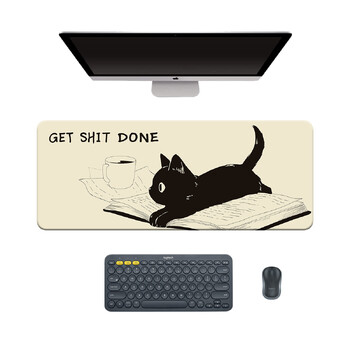 Mouse Pad Cat Kawaii Anime Xxl Desk Mat Mousepad Large Gaming Mouse Pad Υπολογιστή Αντιολισθητικό Βάση Επιτραπέζιο Χαλάκι για Office&Home 80X30CM