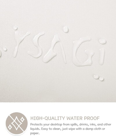 60X35CM biroja galda paliktnis, ūdensnecaurlaidīgs ādas galda aizsargs, viegli tīrāms klēpjdatora rakstāmgalda paklājiņš biroja darbam/mājai/dekorēšanai